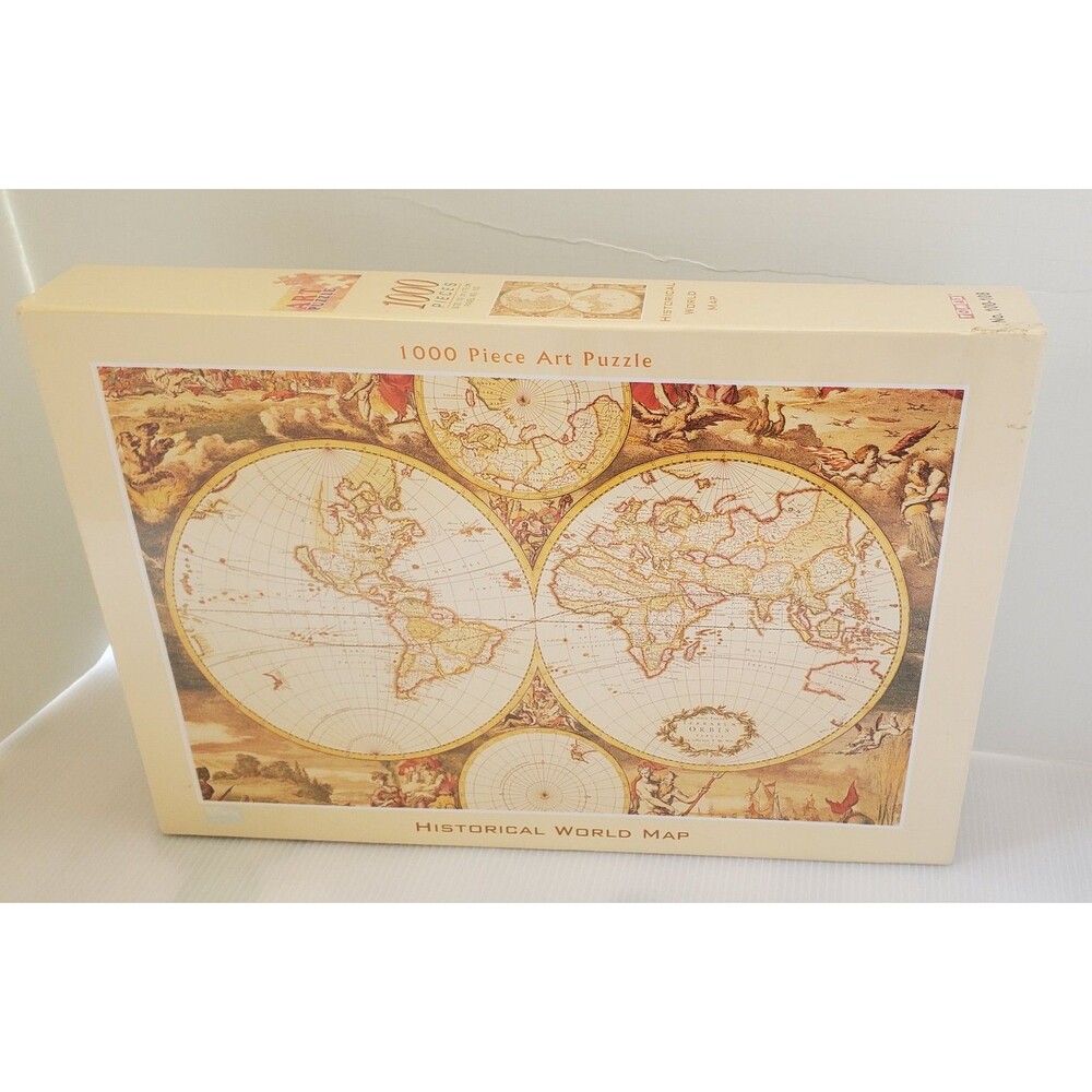 Jigsaw Art Puzzle Historical World Map 1000 pc 50x75 cm Tomax 100-108 Globe New